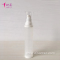 15ml/30ml/50ml Round Shape PP Matte Airless Pump Bottle